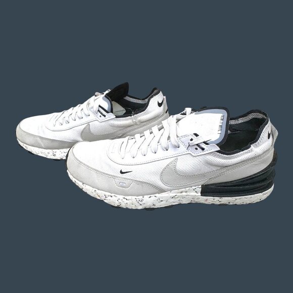 Nike Waffle One Crater NN Mens Size 12 Shoes White Grey Black Sneakers DH775-100 - Picture 13 of 16